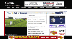 Desktop Screenshot of delgazette.com